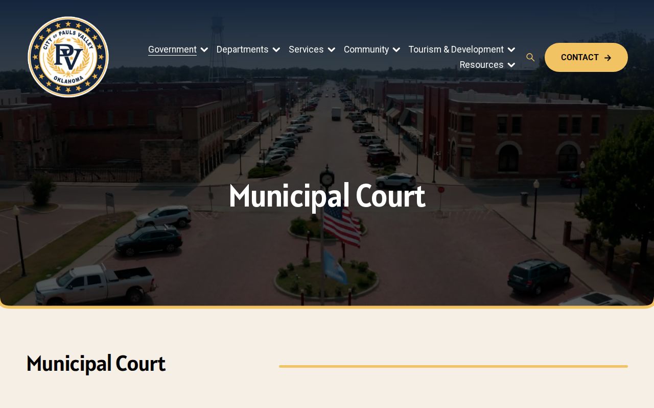 Garvin County municipal court warrant information